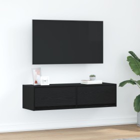 Cabinet de TV Negro Roble 100x31x25,5 cm Madera elaborada de , Muebles TV - Ref: Foro24-861527, Precio: 68,64 €, Descuento: %