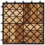 Baldosas de porche 30x30 cm acacia 30 piezas en Materiales de construcción | Comprar online en Foru.es