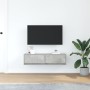Mueble de TV Gris Concreto Madera Compuesa 100 x 31 x 25.5 cm de , Muebles TV - Ref: Foro24-861529, Precio: 64,67 €, Descuent...