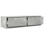 Mueble de TV Gris Concreto Madera Compuesa 100 x 31 x 25.5 cm de , Muebles TV - Ref: Foro24-861529, Precio: 64,67 €, Descuent...