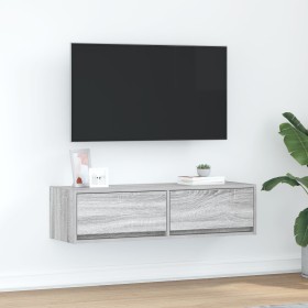 Comprar mueble de TV Gris Sonoma 100x31x25,5 cm