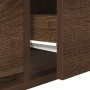 Aparador de TV Marrón Roble 100x31x25,5 cm Madera elaborada de , Muebles TV - Ref: Foro24-861532, Precio: 77,49 €, Descuento: %