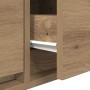 mueble para TV de roble artesano 100x31x25,5 cm de madera elaborada de , Muebles TV - Ref: Foro24-861534, Precio: 71,85 €, De...