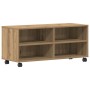 Mueble de TV de roble artesanal 90x35x35 cm en madera elaborada de , Muebles TV - Ref: Foro24-861980, Precio: 64,49 €, Descue...