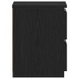 Mesitas de Noche con Cajones 2 pcs Negro Roble 30x30x40 cm de , Mesitas de noche - Ref: Foro24-861989, Precio: 83,55 €, Descu...