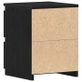 Mesitas de Noche con Cajones 2 pcs Negro Roble 30x30x40 cm de , Mesitas de noche - Ref: Foro24-861989, Precio: 83,55 €, Descu...