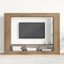 Cabinet de TV Wall-Mounted de en Roble Artesanal 152x22x113 cm de , Muebles TV - Ref: Foro24-861998, Precio: 97,73 €, Descuen...