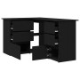 Escritorio de esquina de roble negro , 145x100x76 cm, hecho de madera elaborada de , Escritorios - Ref: Foro24-862006, Precio...