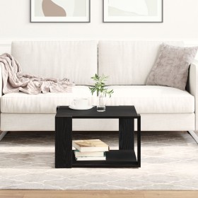 Mesa de café Negra Roble 85x55x31 cm de Madera de , Mesas de centro - Ref: Foro24-862042, Precio: 66,01 €, Descuento: -5%%