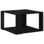 Mesa de café Negra Roble 85x55x31 cm de Madera de , Mesas de centro - Ref: Foro24-862042, Precio: 66,01 €, Descuento: -5%%