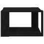 Mesa de café Negra Roble 85x55x31 cm de Madera de , Mesas de centro - Ref: Foro24-862042, Precio: 66,01 €, Descuento: -5%%
