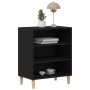 Sideboard Negro Roble 57x35x70 cm Madera Compuesta de , Aparadores - Ref: Foro24-862043, Precio: 63,22 €, Descuento: %