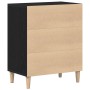 Sideboard Negro Roble 57x35x70 cm Madera Compuesta de , Aparadores - Ref: Foro24-862043, Precio: 63,22 €, Descuento: %