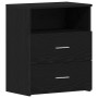 Mesita de Noche Negra de Roble 50x32x60cm de de , Mesitas de noche - Ref: Foro24-862051, Precio: 68,82 €, Descuento: %