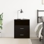 Mesita de Noche Negra de Roble 50x32x60cm de de , Mesitas de noche - Ref: Foro24-862051, Precio: 68,82 €, Descuento: %
