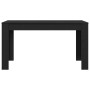 Mesa de Comedor Negra de Roble 140x74,5x76 cm de Madera de Ingeniería de , Mesas de cocina y de comedor - Ref: Foro24-862053,...