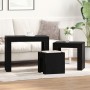 Mesas de café apilables de 3 piezas en madera de roble negro de , Mesas de centro - Ref: Foro24-862070, Precio: 69,32 €, Desc...