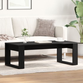 Mesa de café de roble negro 102x50x35 cm de madera de , Mesas de centro - Ref: Foro24-862071, Precio: 50,84 €, Descuento: -5%%