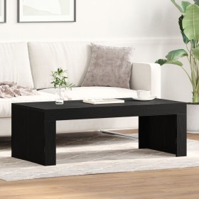 Mesa de Café Negro Roble 102x50x35 cm Madera Elaborada de , Mesas de centro - Ref: Foro24-862072, Precio: 53,98 €, Descuento:...