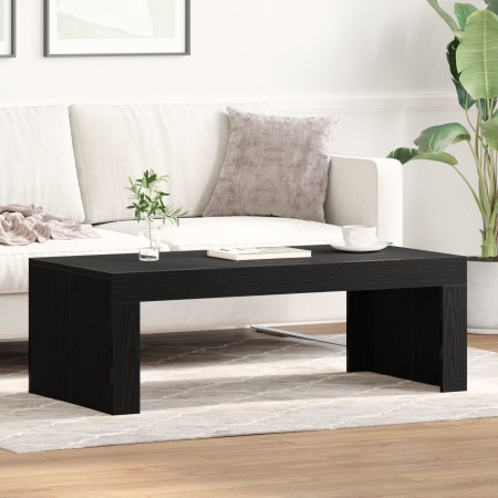 Mesa de Café Negro Roble 102x50x35 cm Madera Elaborada de , Mesas de centro - Ref: Foro24-862072, Precio: 53,98 €, Descuento:...
