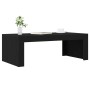 Mesa de Café Negro Roble 102x50x35 cm Madera Elaborada de , Mesas de centro - Ref: Foro24-862072, Precio: 53,98 €, Descuento:...