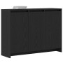 Sideboard Negro Roble 102x33x75 cm Madera Elaborada de , Aparadores - Ref: Foro24-862084, Precio: 110,34 €, Descuento: %