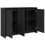 Sideboard Negro Roble 102x33x75 cm Madera Elaborada de , Aparadores - Ref: Foro24-862084, Precio: 110,34 €, Descuento: %