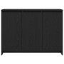 Sideboard Negro Roble 102x33x75 cm Madera Elaborada de , Aparadores - Ref: Foro24-862084, Precio: 110,34 €, Descuento: %