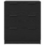 Aparador de roble negro de 60x30x70 cm de madera elaborada de , Aparadores - Ref: Foro24-862087, Precio: 74,79 €, Descuento: %