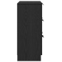 Aparador de roble negro de 60x30x70 cm de madera elaborada de , Aparadores - Ref: Foro24-862087, Precio: 74,79 €, Descuento: %