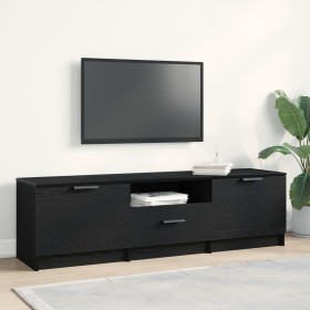 Gabinete para TV - Roble Negro - 140x35x40 cm - Hecho de Madera Ingieniería de , Muebles TV - Ref: Foro24-862088, Precio: 107...