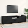 Gabinete para TV - Roble Negro - 140x35x40 cm - Hecho de Madera Ingieniería de , Muebles TV - Ref: Foro24-862088, Precio: 107...