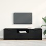 Gabinete para TV - Roble Negro - 140x35x40 cm - Hecho de Madera Ingieniería de , Muebles TV - Ref: Foro24-862088, Precio: 107...
