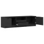 Gabinete para TV - Roble Negro - 140x35x40 cm - Hecho de Madera Ingieniería de , Muebles TV - Ref: Foro24-862088, Precio: 107...
