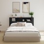Cabecero de en roble negro - 180x18.5x102.5 cm de , Cabeceros y pies de cama - Ref: Foro24-862089, Precio: 100,54 €, Descuent...