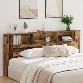 Cabecero de Armario de Madera Vieja 220x18,5x104,5 cm de , Cabeceros y pies de cama - Ref: Foro24-862090, Precio: 101,31 €, D...