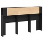 Cabecero de en roble negro - 180x18.5x102.5 cm de , Cabeceros y pies de cama - Ref: Foro24-862089, Precio: 100,54 €, Descuent...