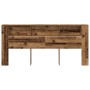 Cabecero de Armario de Madera Vieja 220x18,5x104,5 cm de , Cabeceros y pies de cama - Ref: Foro24-862090, Precio: 101,31 €, D...