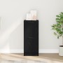 Aparador Negro de Roble - 30x30x70 cm, Hecho de Madera Elaborada de , Aparadores - Ref: Foro24-862098, Precio: 43,57 €, Descu...