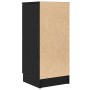 Aparador Negro de Roble - 30x30x70 cm, Hecho de Madera Elaborada de , Aparadores - Ref: Foro24-862098, Precio: 43,57 €, Descu...
