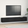 Armarios para TV 2 unidades Negro Roble 100x30x30 cm Madera de , Muebles TV - Ref: Foro24-862106, Precio: 95,95 €, Descuento: %