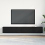 Armarios para TV 2 unidades Negro Roble 100x30x30 cm Madera de , Muebles TV - Ref: Foro24-862106, Precio: 95,95 €, Descuento: %