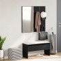 Conjunto de Muebles para Pasillo en Madera Ingenierizada de Roble Negro de , Bancos para recibidores y almacenamiento - Ref: ...