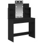 Mesa de tocador con luces LED Negro Roble 96x40x142 cm de , Tocadores para dormitorios - Ref: Foro24-862109, Precio: 139,65 €...