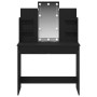 Mesa de tocador con luces LED Negro Roble 96x40x142 cm de , Tocadores para dormitorios - Ref: Foro24-862109, Precio: 139,65 €...