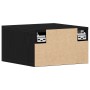 Cabinet de noche montado en la pared Negro Roble 35x35x20 cm de , Mesitas de noche - Ref: Foro24-862111, Precio: 40,31 €, Des...