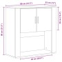 Gabinete de pared  Madera antigua 80x33x80 cm Madera fabricada | Foro24.es | Tu tienda online para hogar, jardín y más Foro24.es