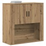 Gabinete de Pared  Roble Artesanal 80x33x80 cm Madera de Ingeniería | Foro24.es | Tu tienda online para hogar, jardín y más Foro24.es
