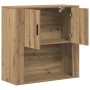 Gabinete de Pared  Roble Artesanal 80x33x80 cm Madera de Ingeniería | Foro24.es | Tu tienda online para hogar, jardín y más Foro24.es