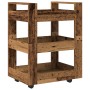 Carro de cocina de madera antigua 60x45x80 cm de madera ingeniería de , Carros de cocina y comedor - Ref: Foro24-862117, Prec...
